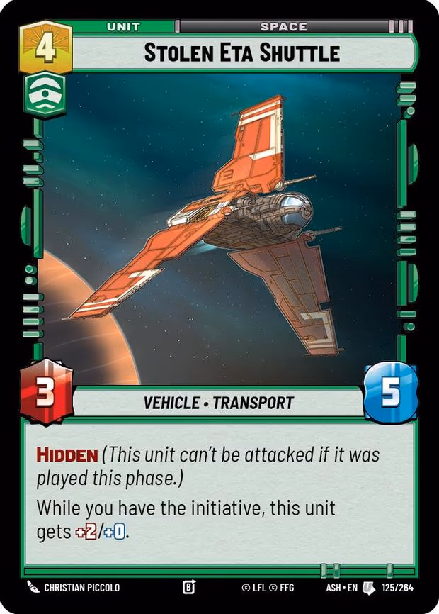 Stolen Eta Shuttle - Uncommon (125/264)