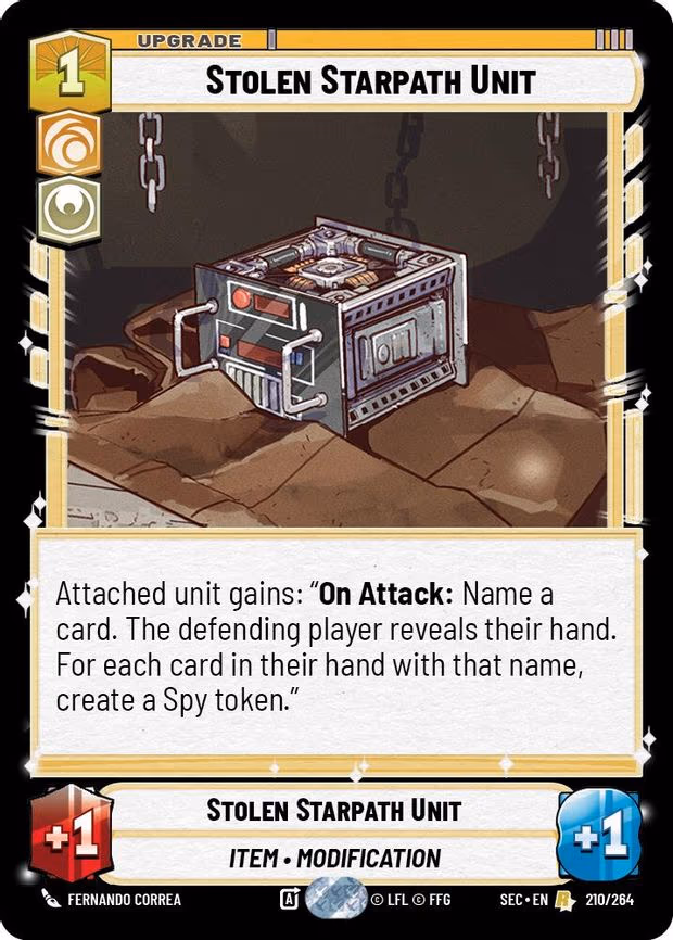 Stolen Starpath Unit - Rare (210/264)