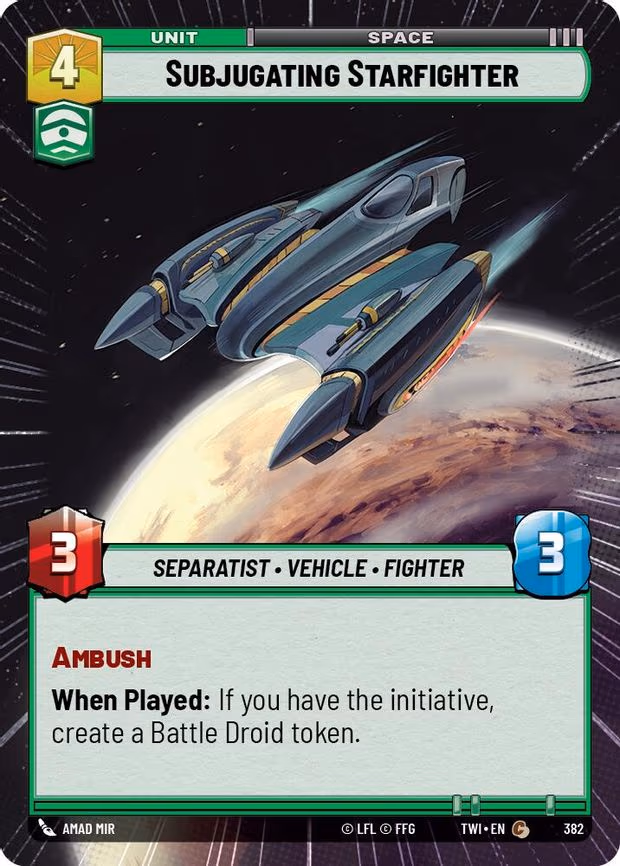 Subjugating Starfighter - Common (382)