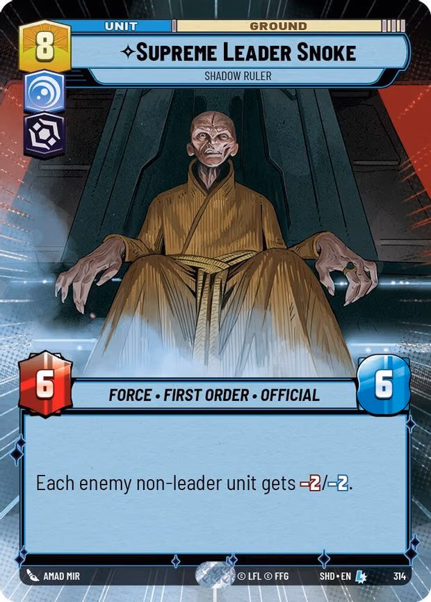 Supreme Leader Snoke - Shadow Ruler - Legendary (314)