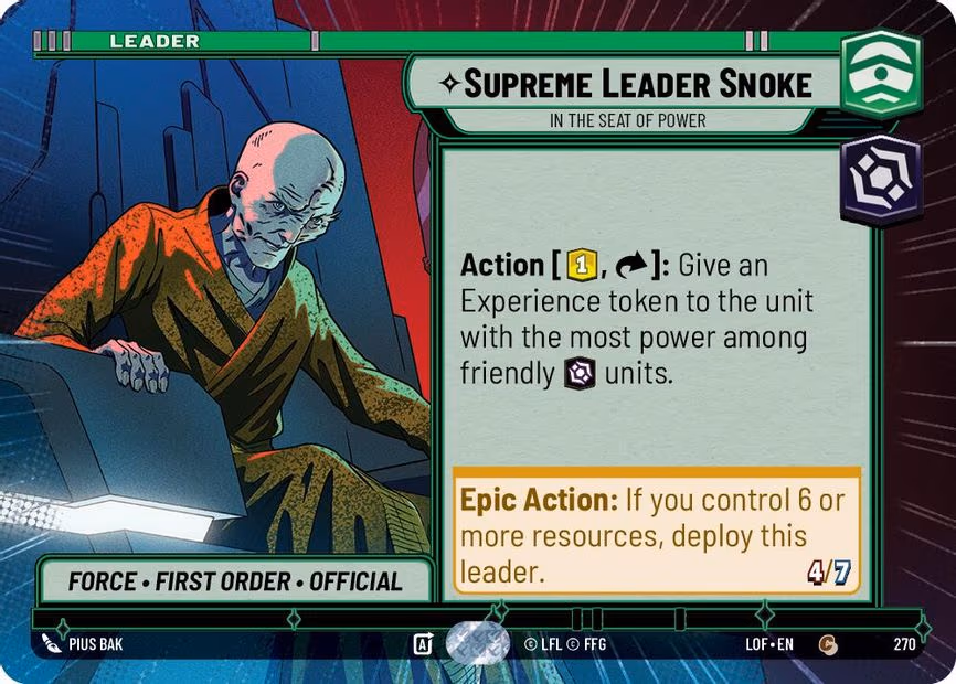 Supreme Leader Snoke - In the Seat of Power - Common (270)