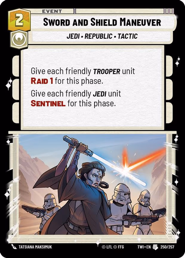 Sword and Shield Maneuver - Uncommon (250/257)
