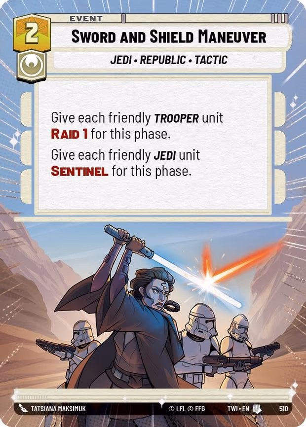 Sword and Shield Maneuver - Uncommon (510)