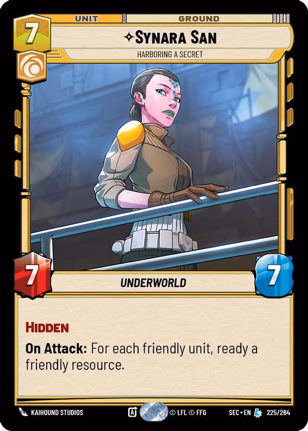 Synara San - Harboring a Secret - Legendary (225/264)