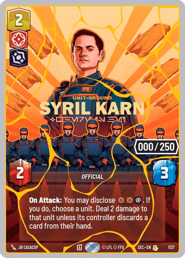 Syril Karn - Where Is He? (Serialized) (Gold) - Rare (1137)