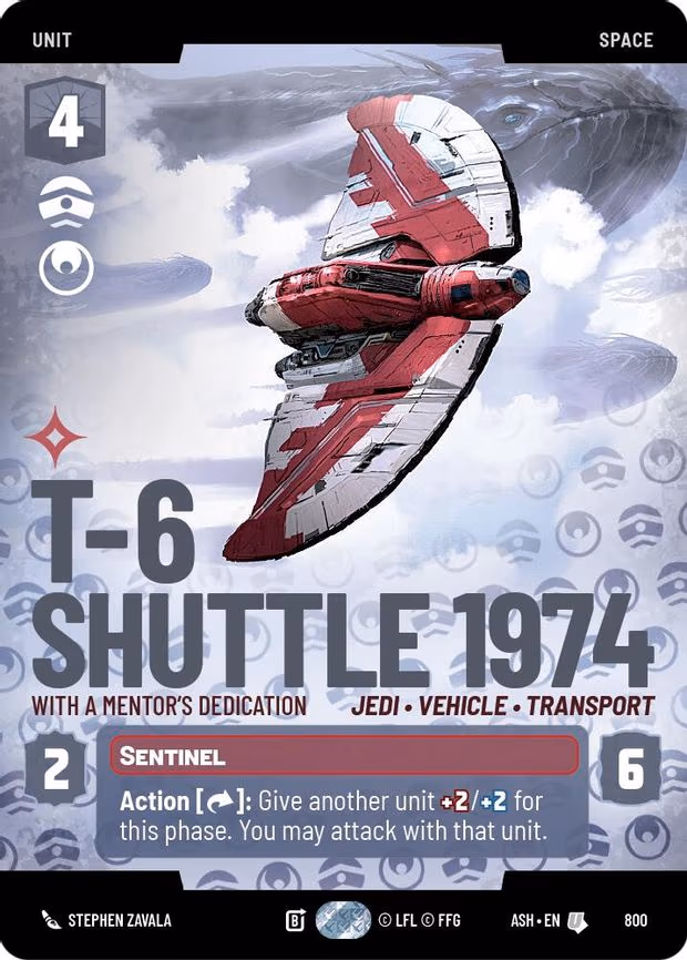 T-6 Shuttle 1974 - With a Mentor's Dedication (Prestige) - Uncommon (800)