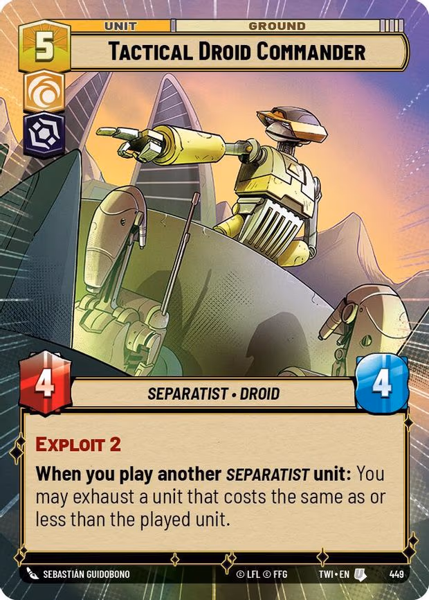 Tactical Droid Commander - Uncommon (449)
