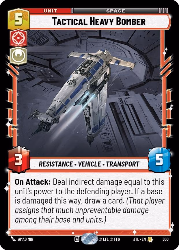 Tactical Heavy Bomber - Rare (650)