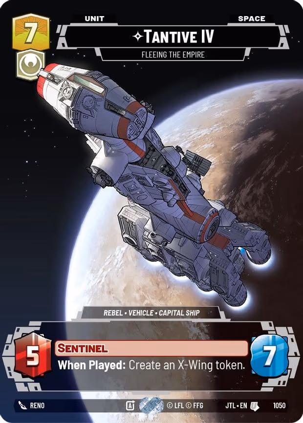 Tantive IV - Fleeing the Empire (Prestige) - Uncommon (1050)