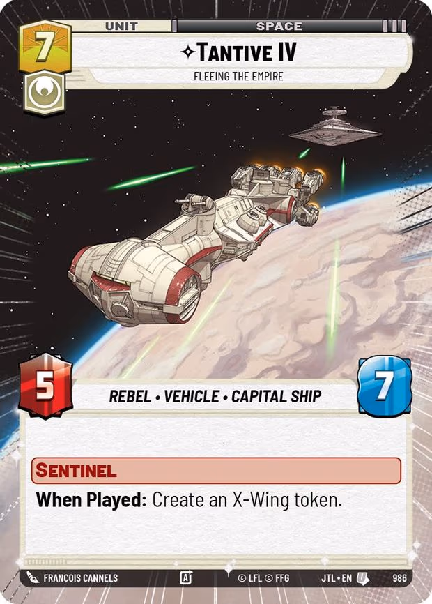 Tantive IV - Fleeing the Empire - Uncommon (986)