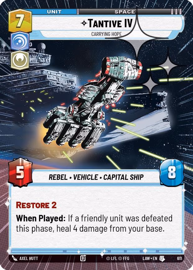 Tantive IV - Carrying Hope - Uncommon (611)