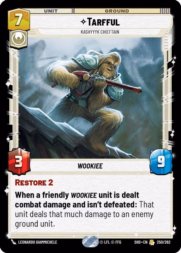 Tarfful - Kashyyyk Chieftain - Rare (250/262)