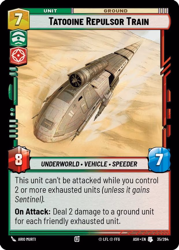 Tatooine Repulsor Train - Uncommon (35/264)