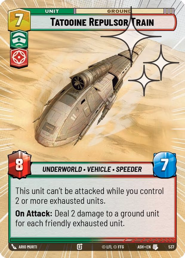 Tatooine Repulsor Train - Uncommon (537)