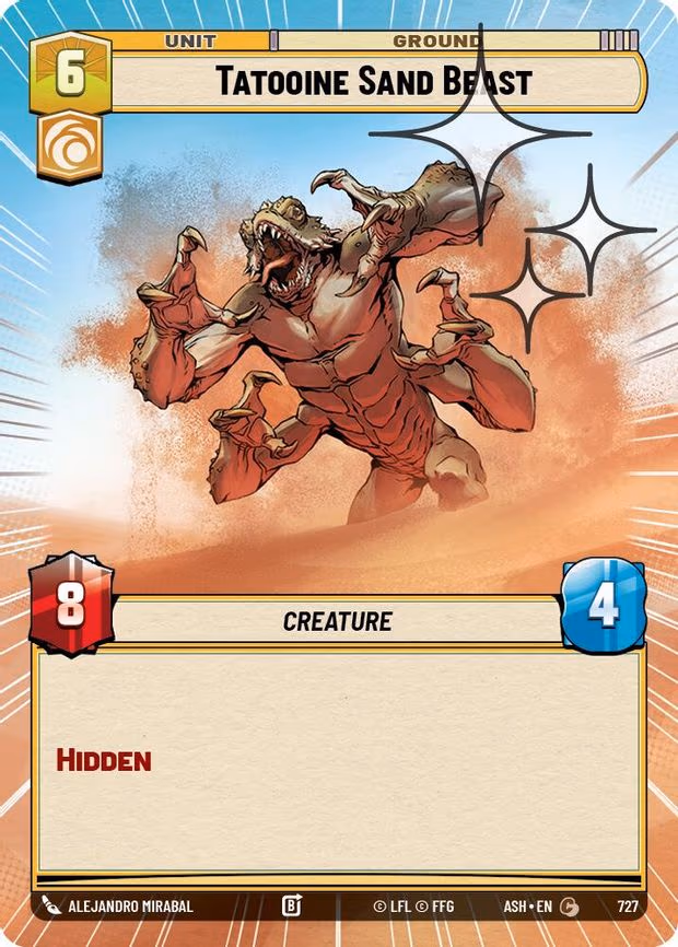 Tatooine Sand Beast - Common (727)