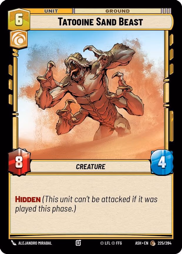 Tatooine Sand Beast - Common (225/264)