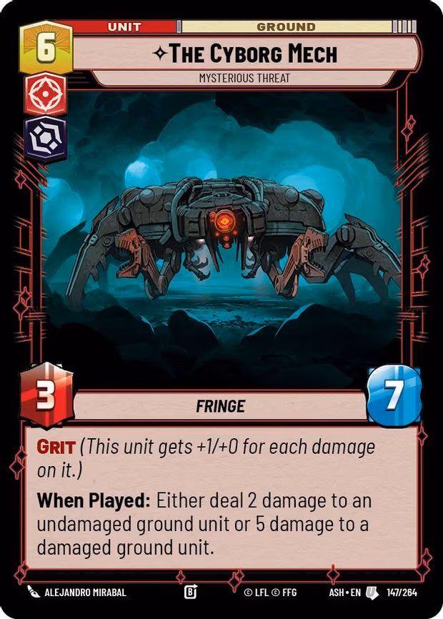 The Cyborg Mech - Mysterious Threat - Uncommon (147/264)