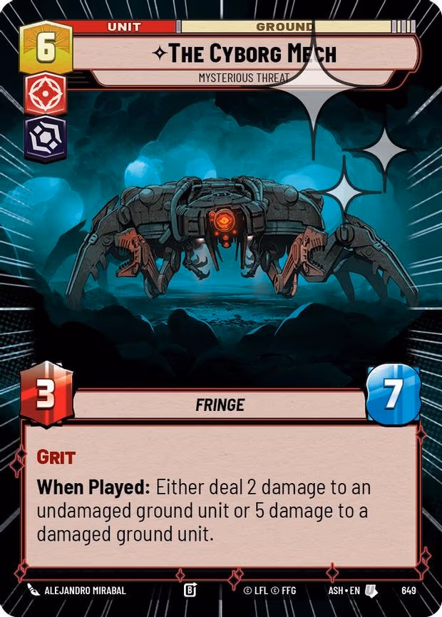 The Cyborg Mech - Mysterious Threat - Uncommon (649)
