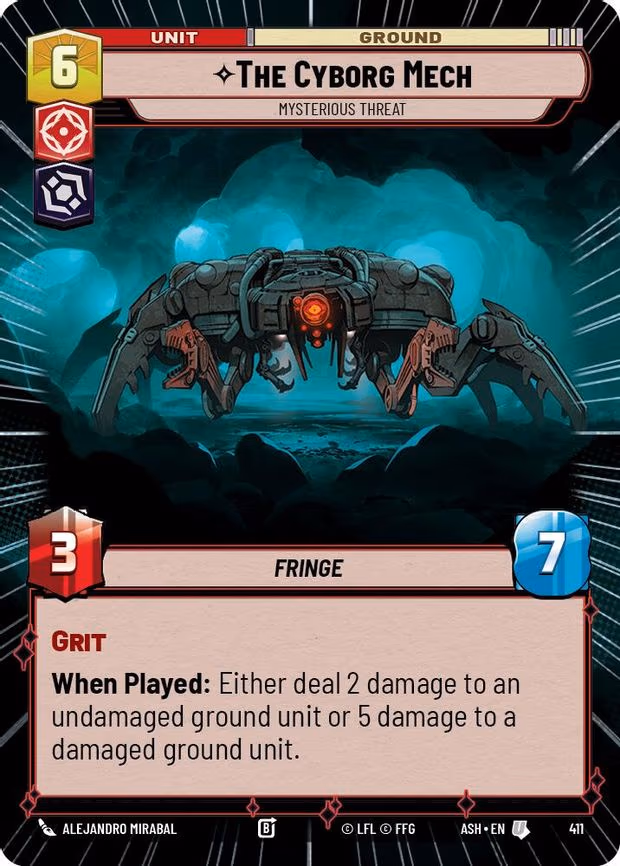 The Cyborg Mech - Mysterious Threat - Uncommon (411)
