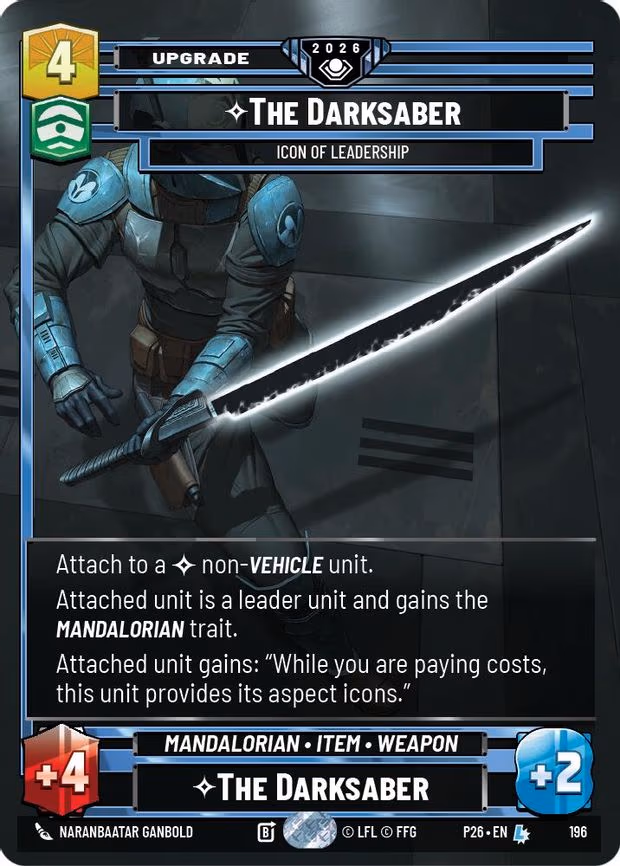 The Darksaber - Icon of Leadership - Legendary (196)