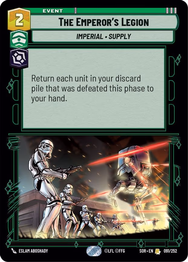 The Emperor's Legion - Rare (091/252)