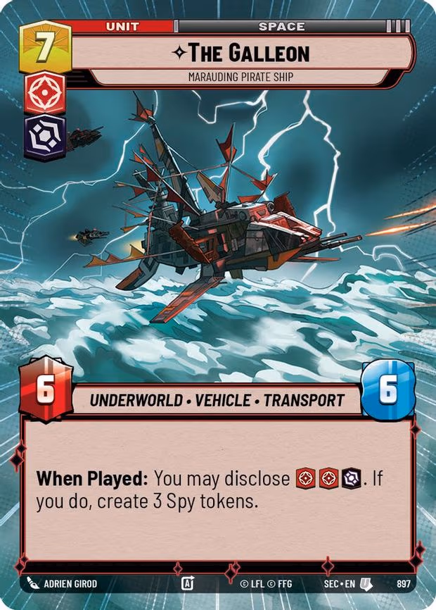 The Galleon - Marauding Pirate Ship - Uncommon (897)