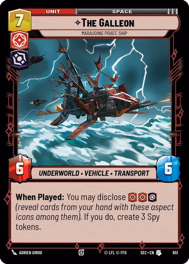 The Galleon - Marauding Pirate Ship - Uncommon (651)