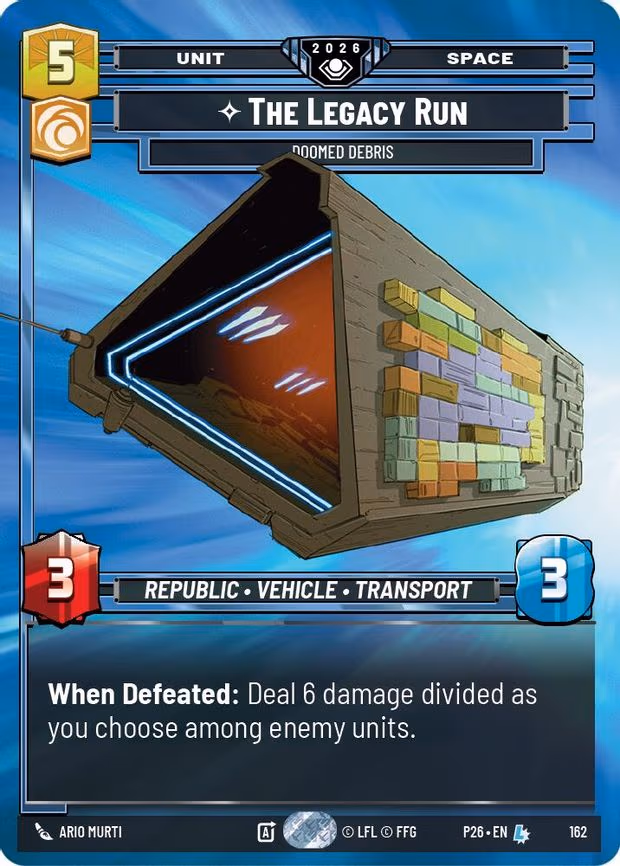 The Legacy Run - Doomed Debris (Prize Wall) - Legendary (162)
