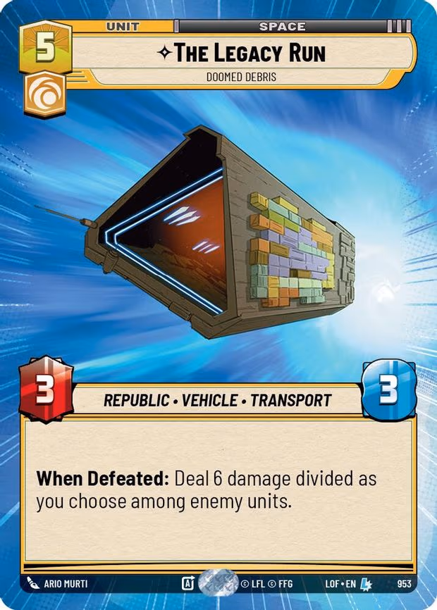 The Legacy Run - Doomed Debris