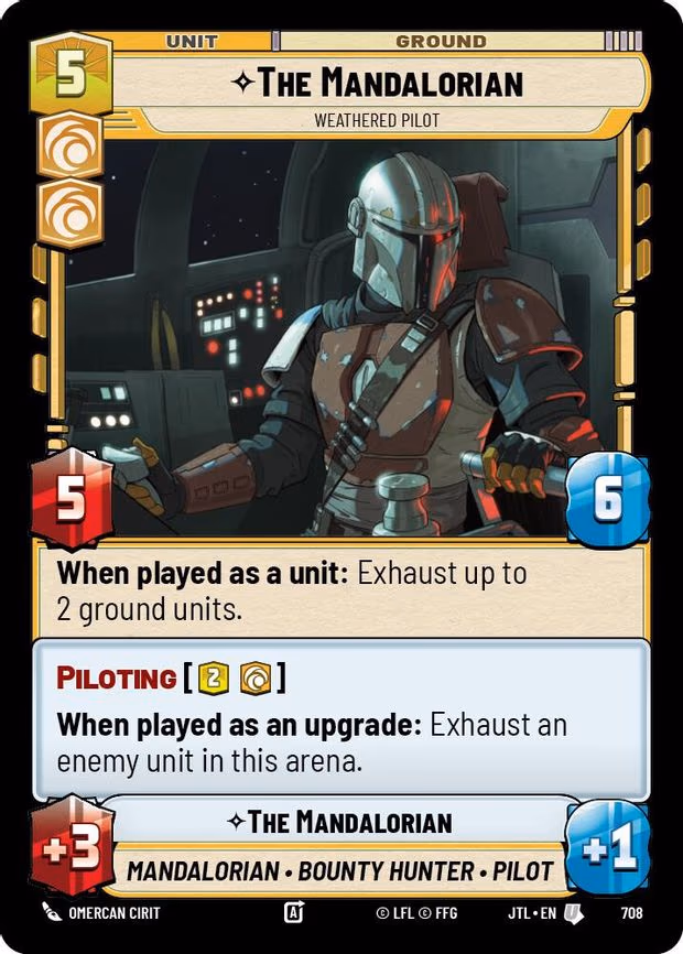 The Mandalorian - Weathered Pilot - Uncommon (708)