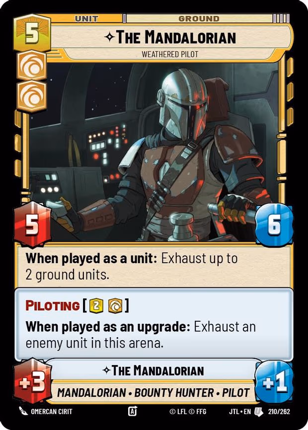 The Mandalorian - Weathered Pilot - Uncommon (210/262)