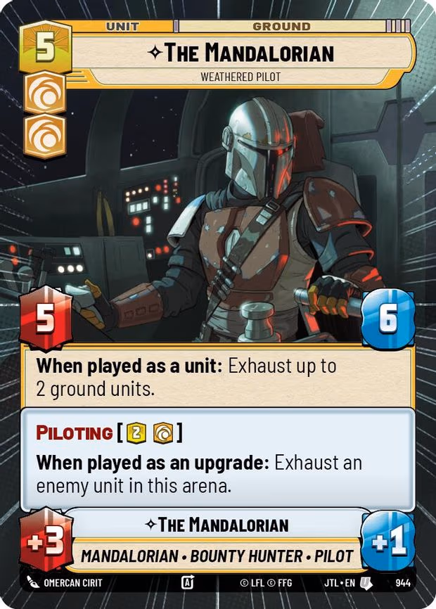 The Mandalorian - Weathered Pilot - Uncommon (944)