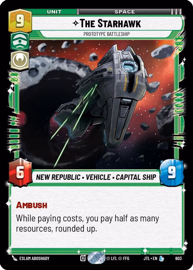 The Starhawk - Prototype Battleship - Legendary (603)