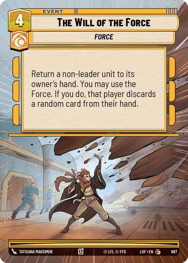 The Will of the Force