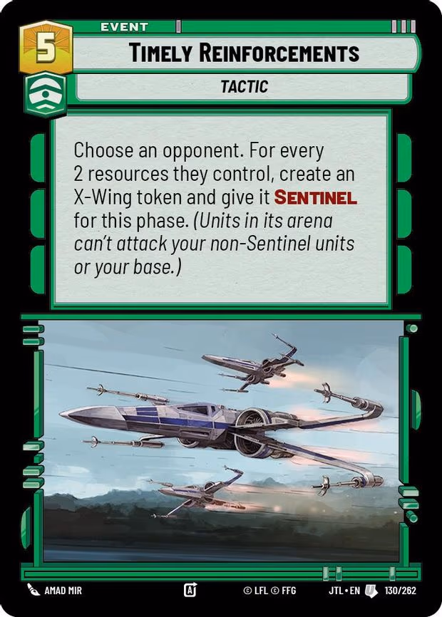 Timely Reinforcements - Uncommon (130/262)