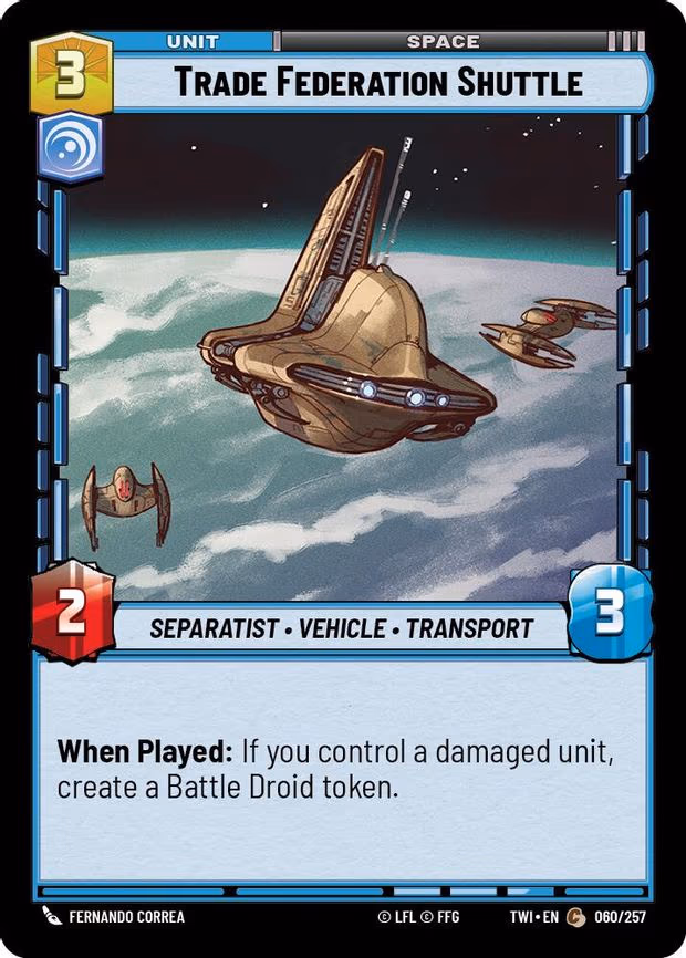 Trade Federation Shuttle - Common (060/257)