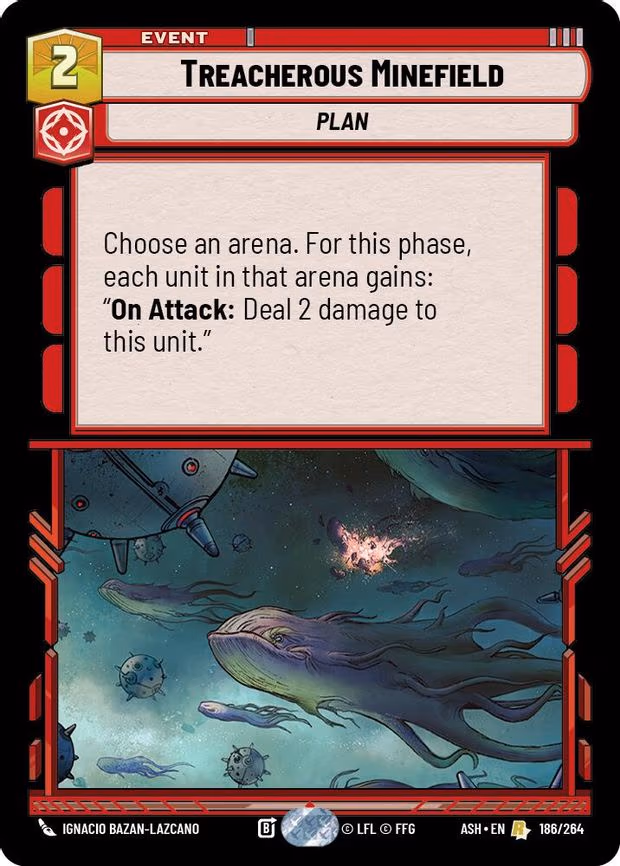 Treacherous Minefield - Rare (186/264)