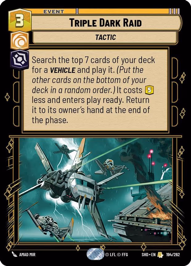 Triple Dark Raid - Rare (194/262)