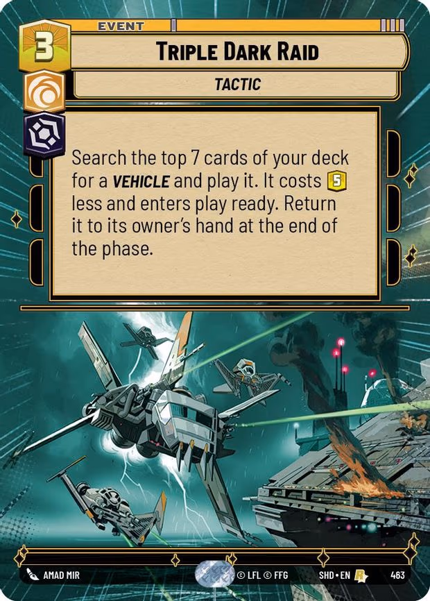 Triple Dark Raid - Rare (463)