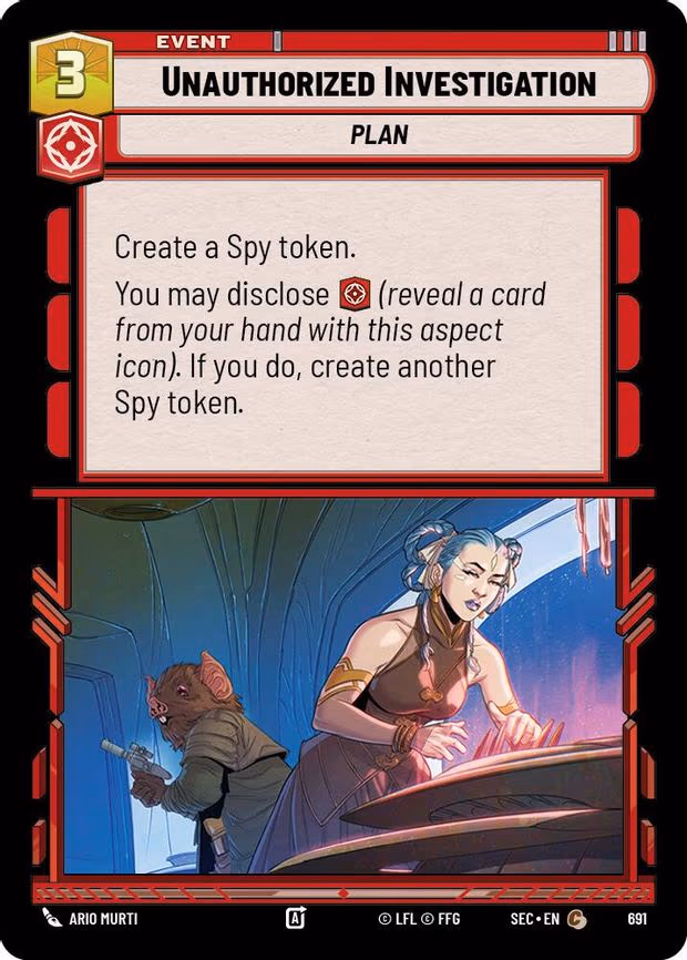 Unauthorized Investigation - Common (691)
