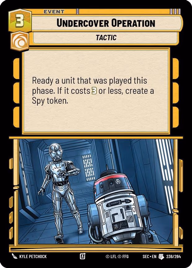 Undercover Operation - Uncommon (236/264)