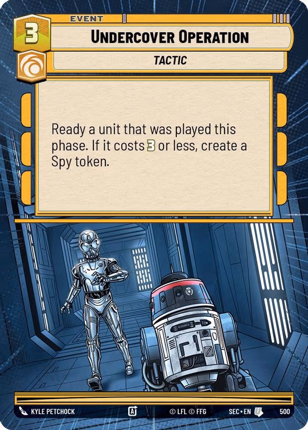 Undercover Operation - Uncommon (500)