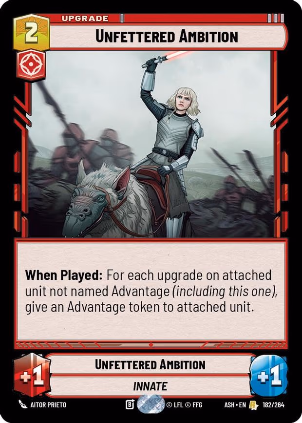 Unfettered Ambition - Rare (182/264)