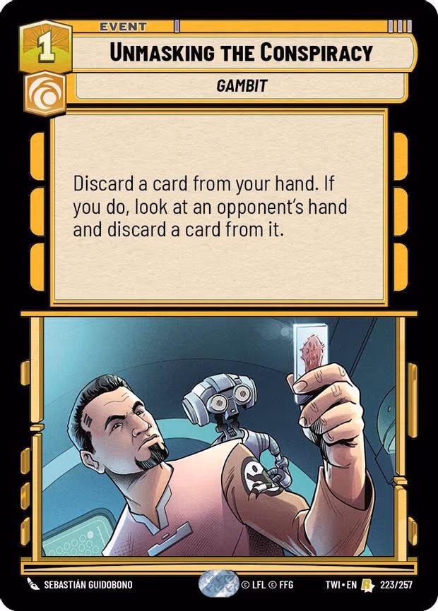Unmasking the Conspiracy - Rare (223/257)