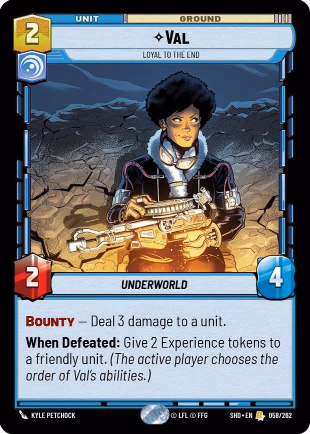 Val - Loyal to the End - Rare (058/262)