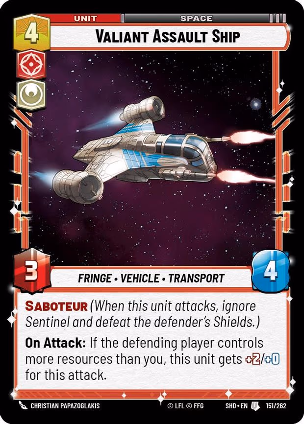 Valiant Assault Ship - Uncommon (151/262)