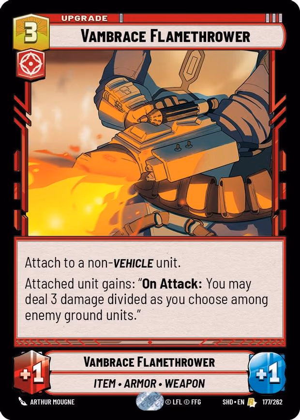 Vambrace Flamethrower - Rare (177/262)