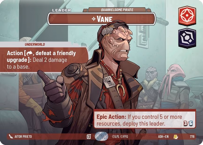 Vane - Quarrelsome Pirate - Rare (778)