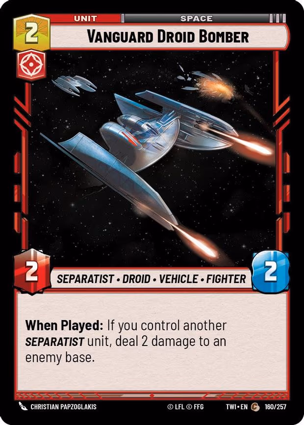 Vanguard Droid Bomber - Common (160/257)