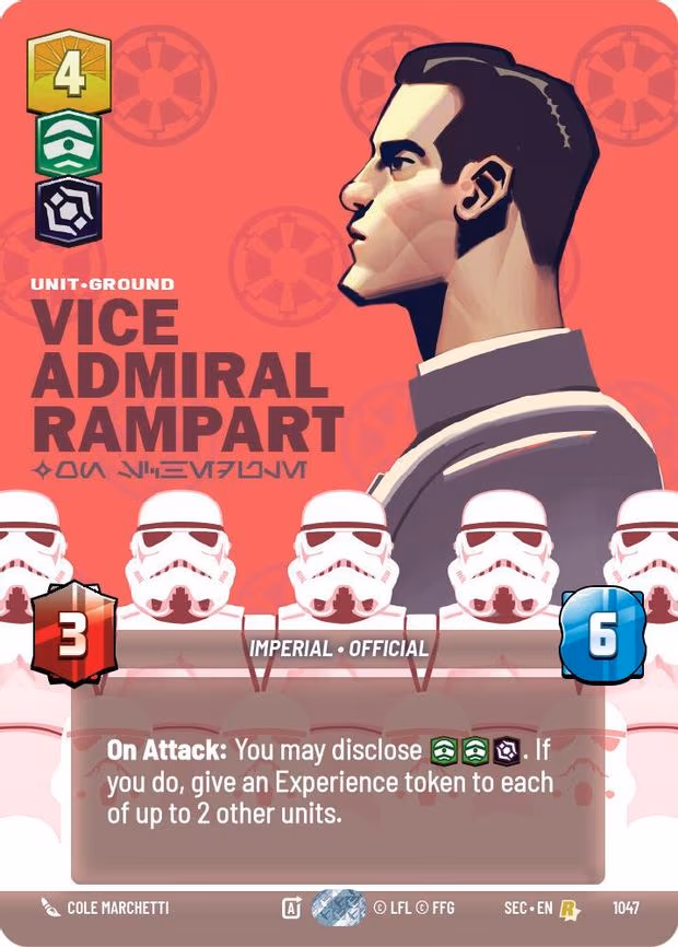 Vice Admiral Rampart - On Schedule (Prestige) - Rare (1047)